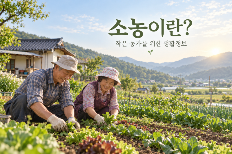 소농 뜻부터 소농직불금까지, 2026년 지급액과 신청·지급 시기 정리