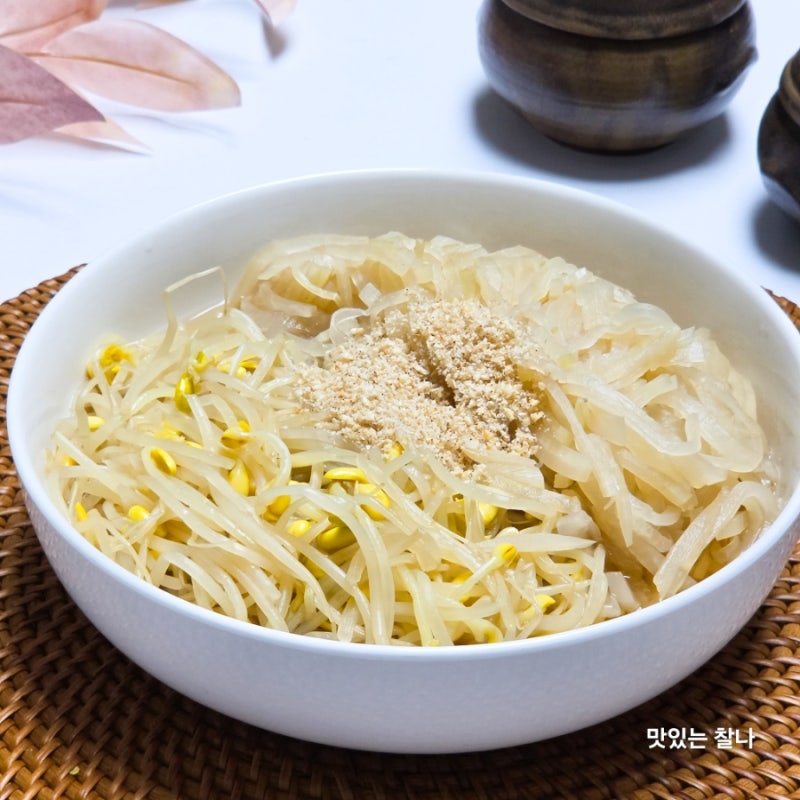 콩나물 무나물 레시피 추석 명절 시원한 콩나물국 끓이는법
