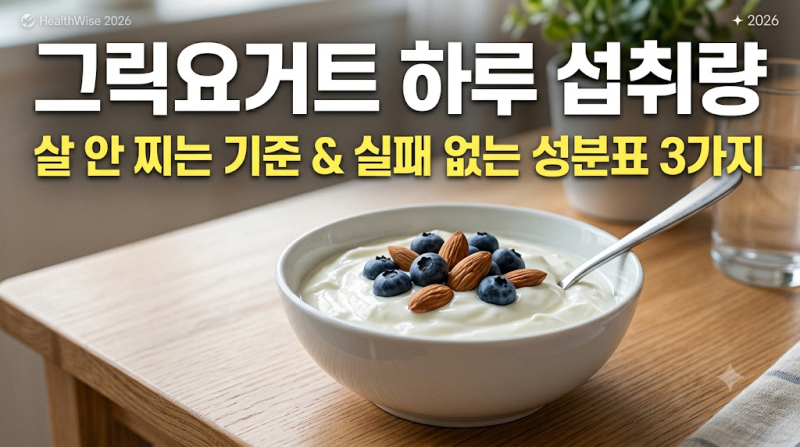 그릭요거트 하루에 얼마나 먹을까? 제품 고를 때 확인할 것