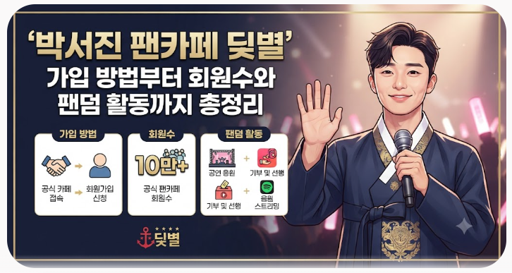 박서진 팬카페 닻별 가입 방법부터 회원수와 팬덤 활동까지 총정리