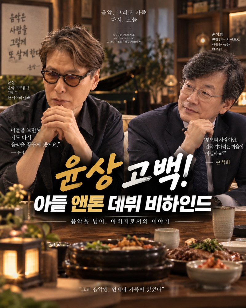 "수영 국가대표 꿈꾸던 아들이 갑자기 아이돌?" 윤상이 고백한 라이즈(RIIZE) 앤톤의 데뷔 비하....