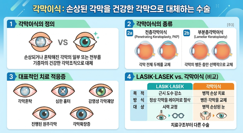 라식·라섹 후 각막이식 실손보험