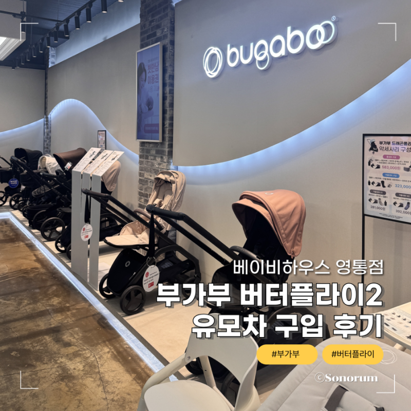 베이비하우스 영통점 부가부 버터플라이2 유모차 구입 후기