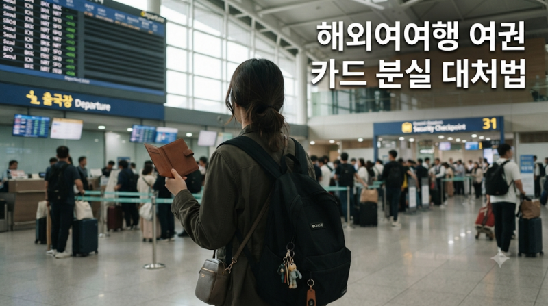 해외여행 여권 카드 분실 대처법 재발급 비용 2026최신가이드!