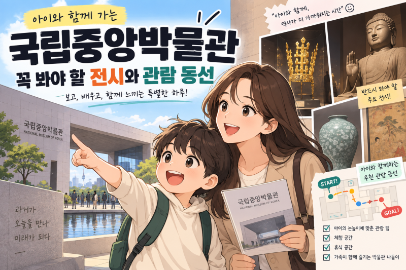 [2026] 국립중앙박물관 아이와 실패 없는 관람 코스 TOP 5?