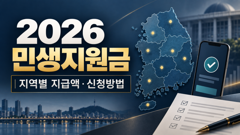 2026 민생지원금 지역별 지급 여부·신청방법 총정리｜우리 지역 확인하는 법