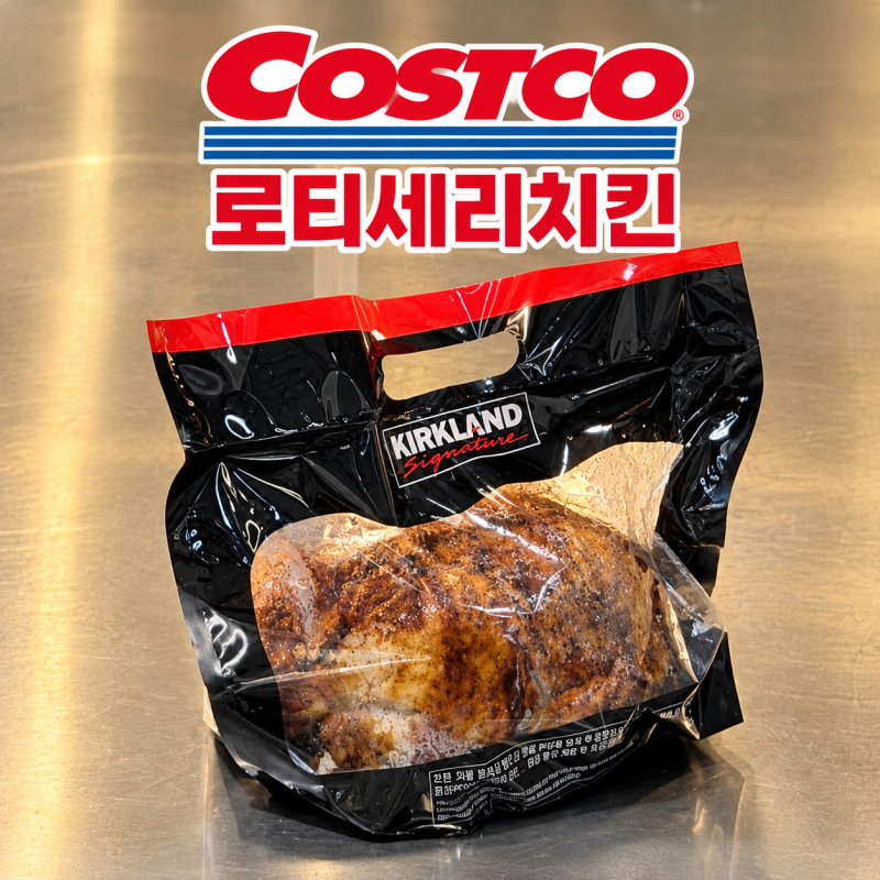 코스트코 양평점 로티세리치킨 후기, 큼직하고 촉촉한 오븐구이 통닭