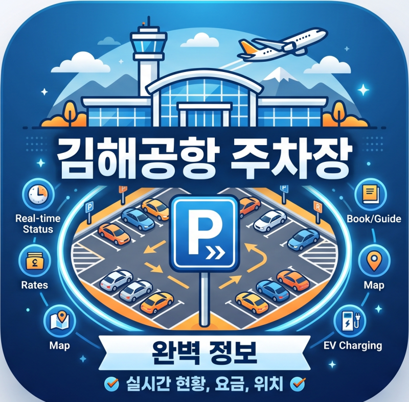 김해공항 주차장 요금과 50% 할인받는 예약 방법 총정리 (2026 최신)