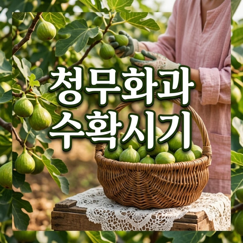 청무화과 수확시기 제철 무화과의 효능 보관법 칼로리 부작용