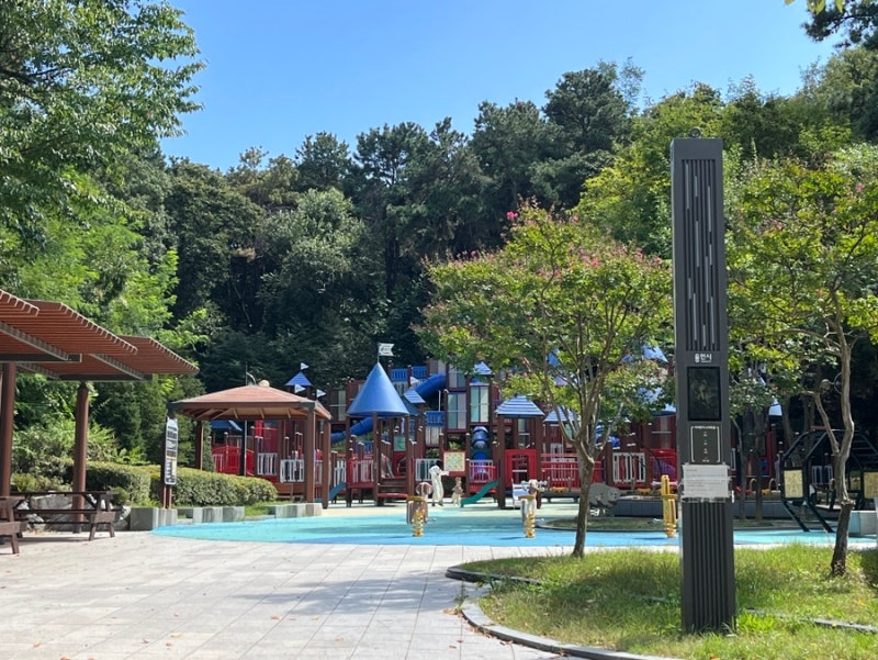 용인 아기랑 가볼만한곳, 만골근린공원 대형놀이터 피크닉 추천