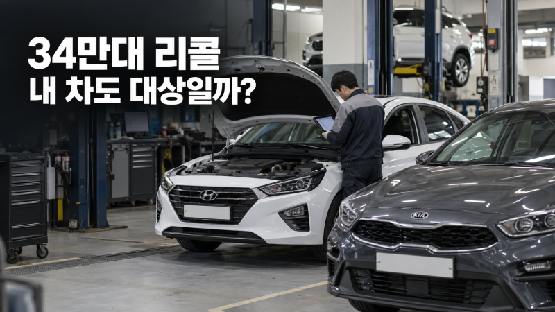34만대 리콜 소식, 아반떼와 K3 차주가 지금 확인할 것은? 자동차리콜센터 조회 방법