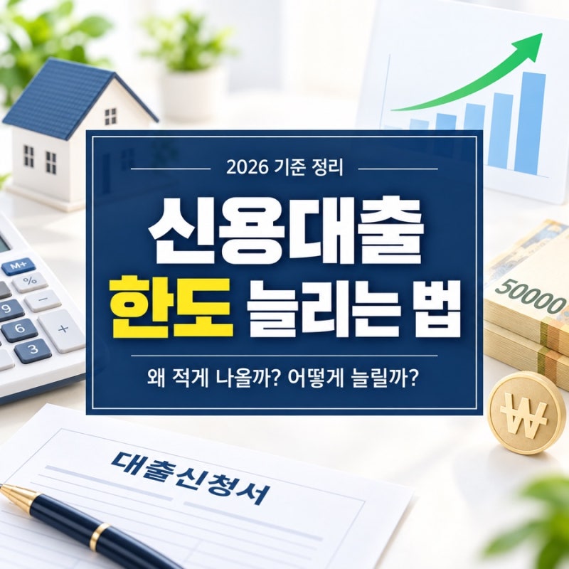 “연봉은 올랐는데, 왜 한도는 그대로..?” 신용대출 한도 늘리는 법