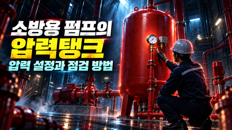 소방용 펌프의 압력탱크 압력 설정과 점검 방법