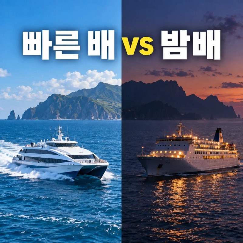 울릉도 배편 9월, 포항·묵호 어디서 타야 편할까?