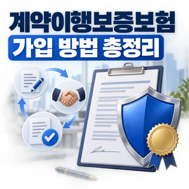계약이행보증보험 가입 방법 총정리｜언제 필요하고 비용은 얼마일까?