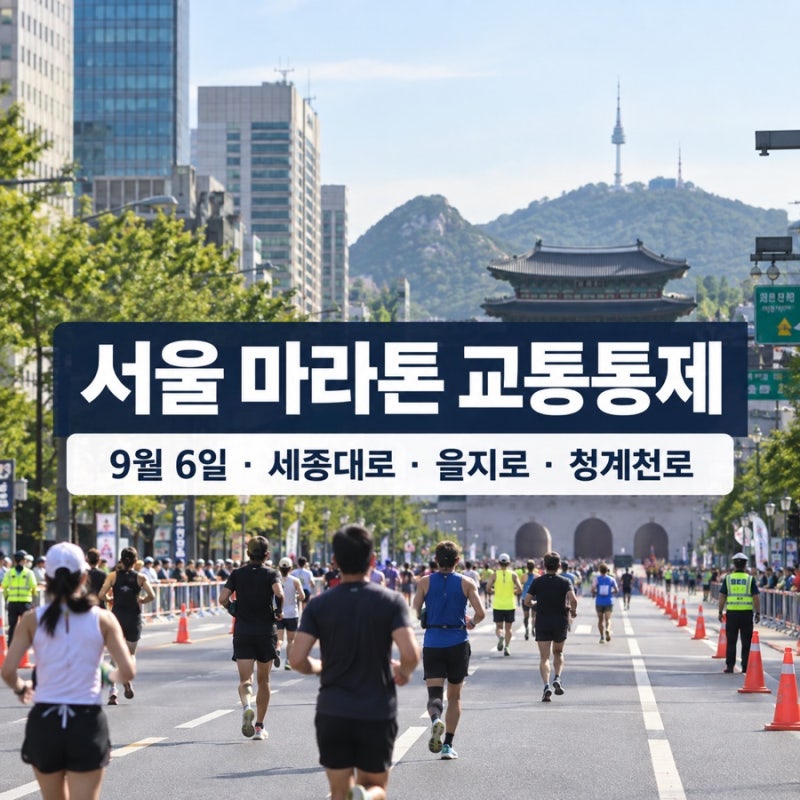 YTN 서울투어마라톤 교통통제｜세종대로·을지로·청계천로 통제시간·버스 우회(2026년)