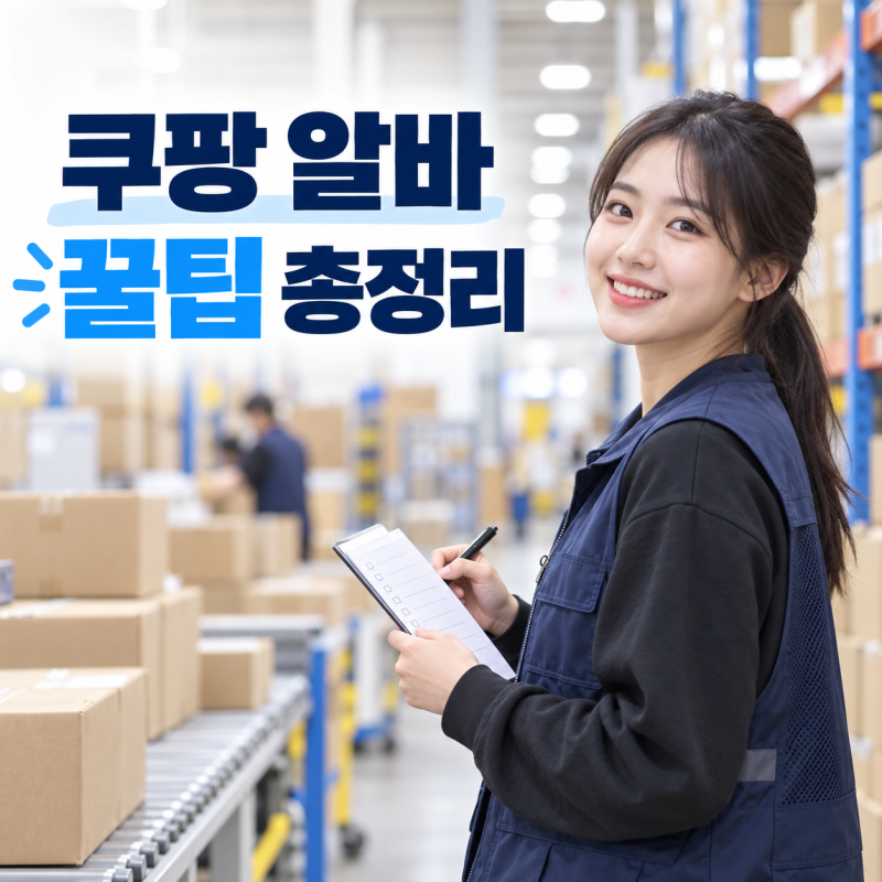 쿠팡 알바 꿀팁 총정리｜준비물·프로모션·신규교육·주휴수당·4대보험