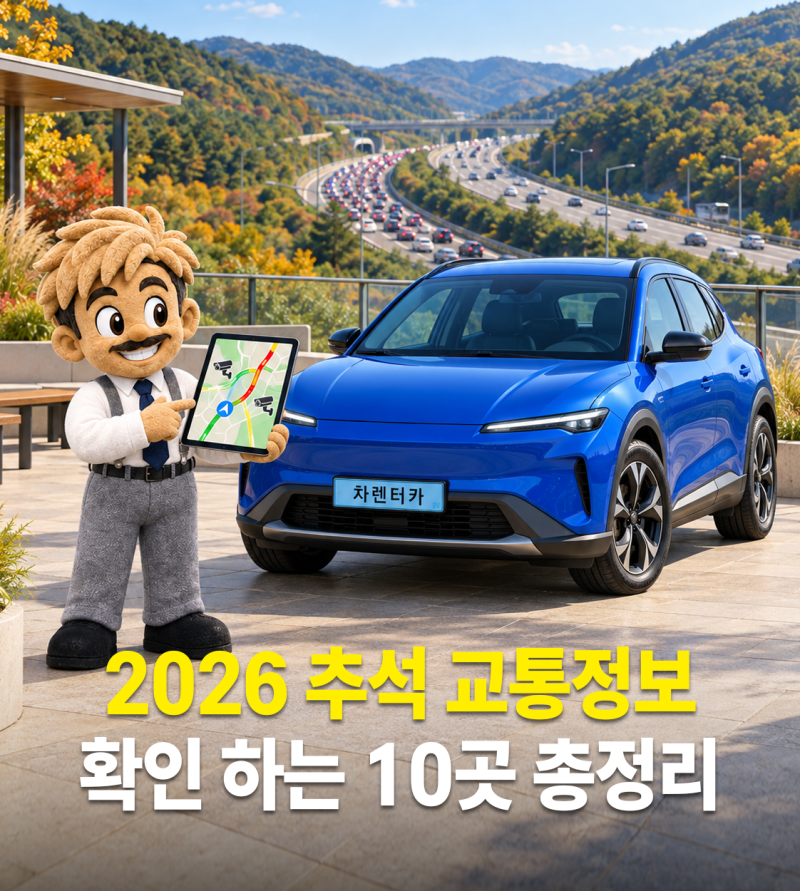 2026 추석 귀성길 필수 실시간 교통정보 앱·사이트 10가지ㅣROAD PLUS · TMAP · 카카오내