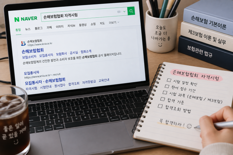 손해보험협회 합격조회 어디서 할까? 자격시험 결과 확인 방법