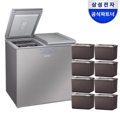 "김치가 진짜 아삭하게 오래 가요!" 삼성 뚜껑형 2도어 220L 1등급 김치냉장고