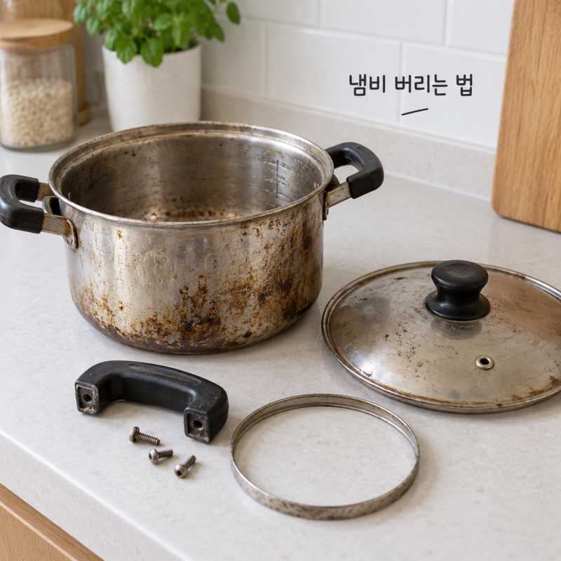 ‘코팅이 벗겨져 못 쓰겠다면’ 오래된 냄비 버리는 법 스테인리스·알루미늄 냄비 분리배출
