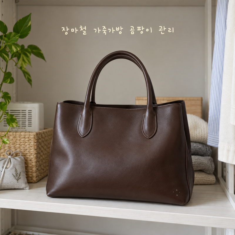 장마철 가죽가방 곰팡이 관리 냄새와 얼룩까지 줄이는 법