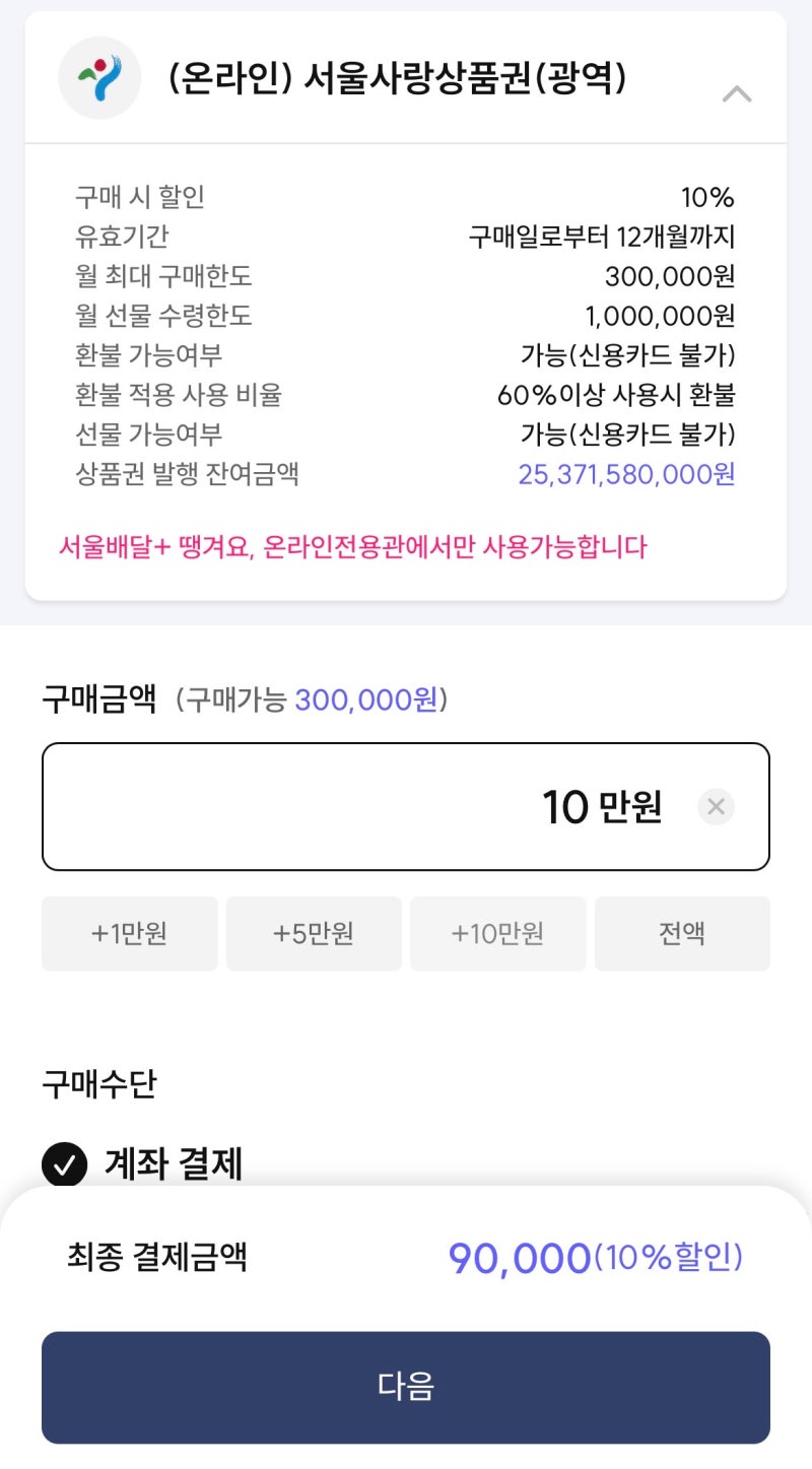 2026 추석 서울사랑상품권 발행일정 총정리! 광역vs자치구 차이, 최대 10% 혜택 받는 구는?