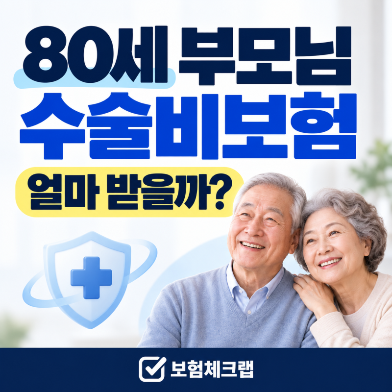 80세 부모님 수술비보험, 얼마 받을까?