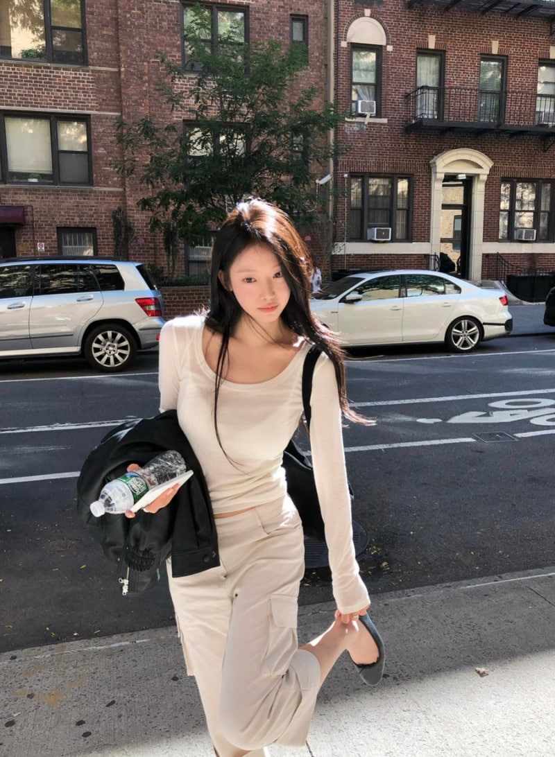 Leeds 리즈 쇼핑몰 Jane cargo capri pants 제인카고카프리팬츠 구매 후기 사이즈