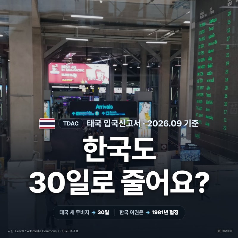 태국 입국신고서 TDAC 작성법, 입국 이틀 전부터 낼 수 있어요