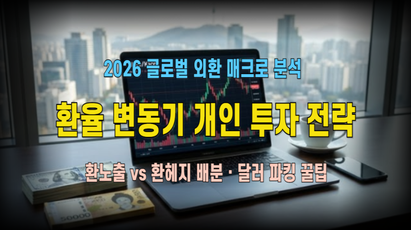 환율 변동성 확대 국면, 개인 투자자 실전 대응 가이드 : 환노출(UH) vs 환헤지(H) 배분·달러 파....