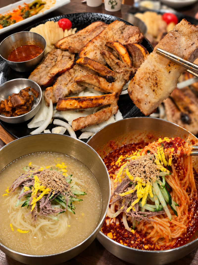 부산 해운대 밀면 고기 맛집 식당3선 센텀점 | 5년째 찾는 가족외식 점심특선 강추