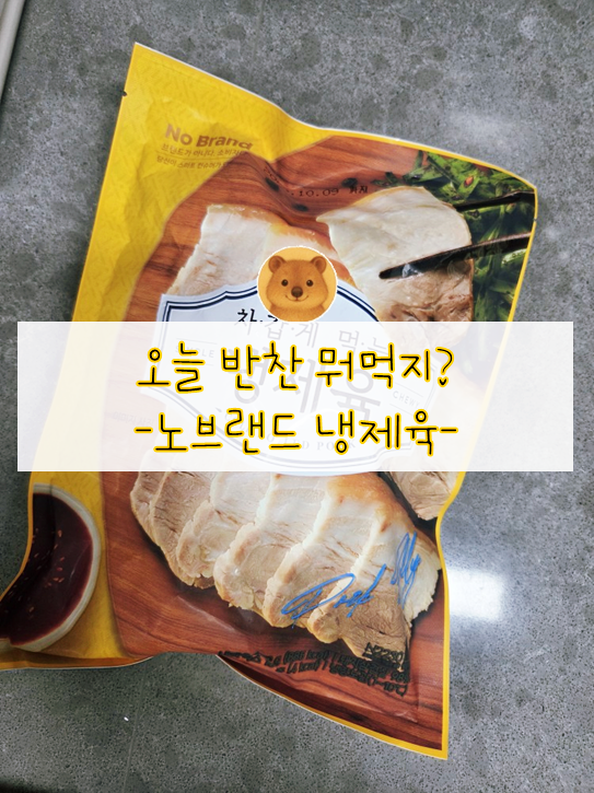 노브랜드 이제 이것까지 나와? 반찬 고민될때 먹기 좋았던 냉제육