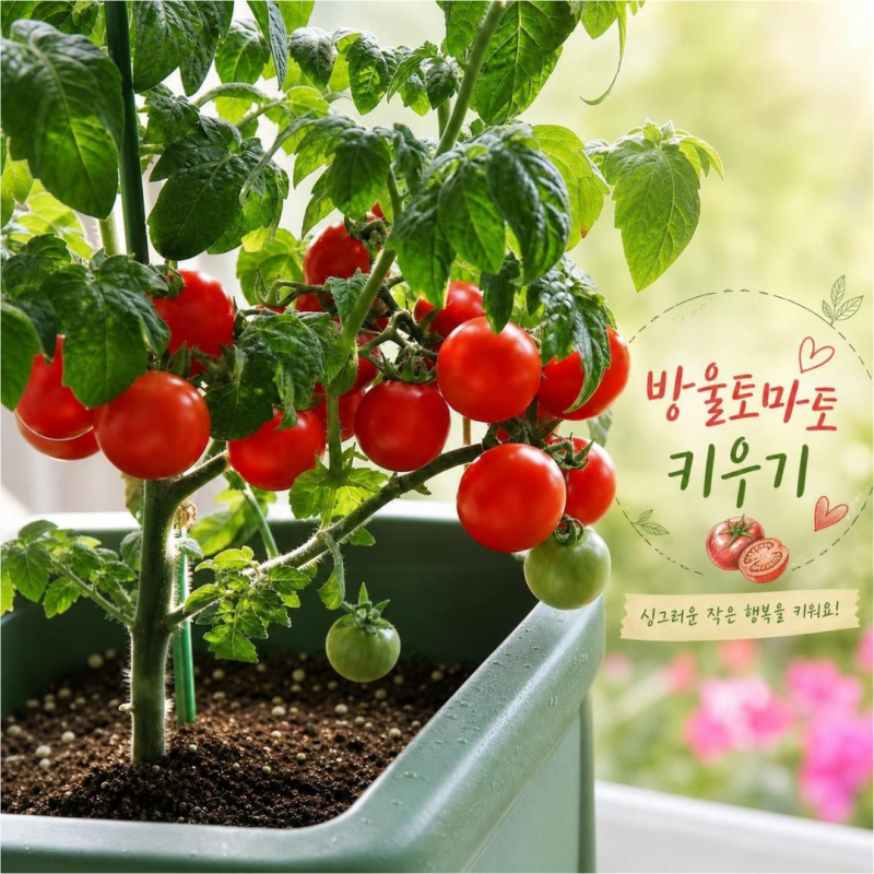 방울토마토 집에서 재배하는 쉬운 방법
