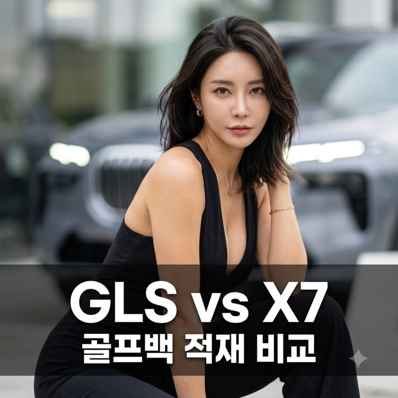 벤츠 GLS 대 BMW X7 골프백 적재 비교와 플래그십 SUV 선택 기준
