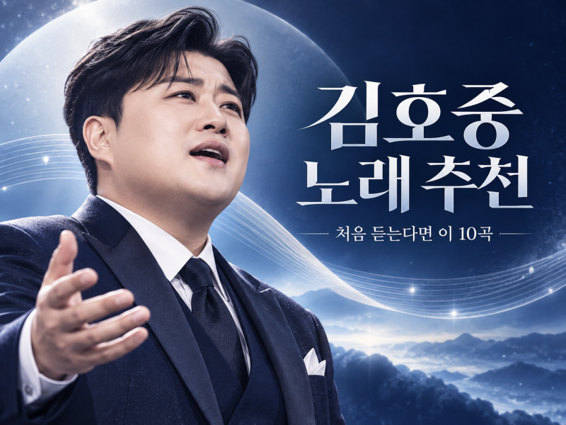 김호중 노래 추천 : 처음 듣는다면 이 10곡 만개부터 주마등까지