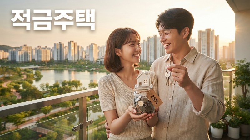 적금주택, 집값 25%만 내고 광교 입주, 주택난의 해결사가 될지도