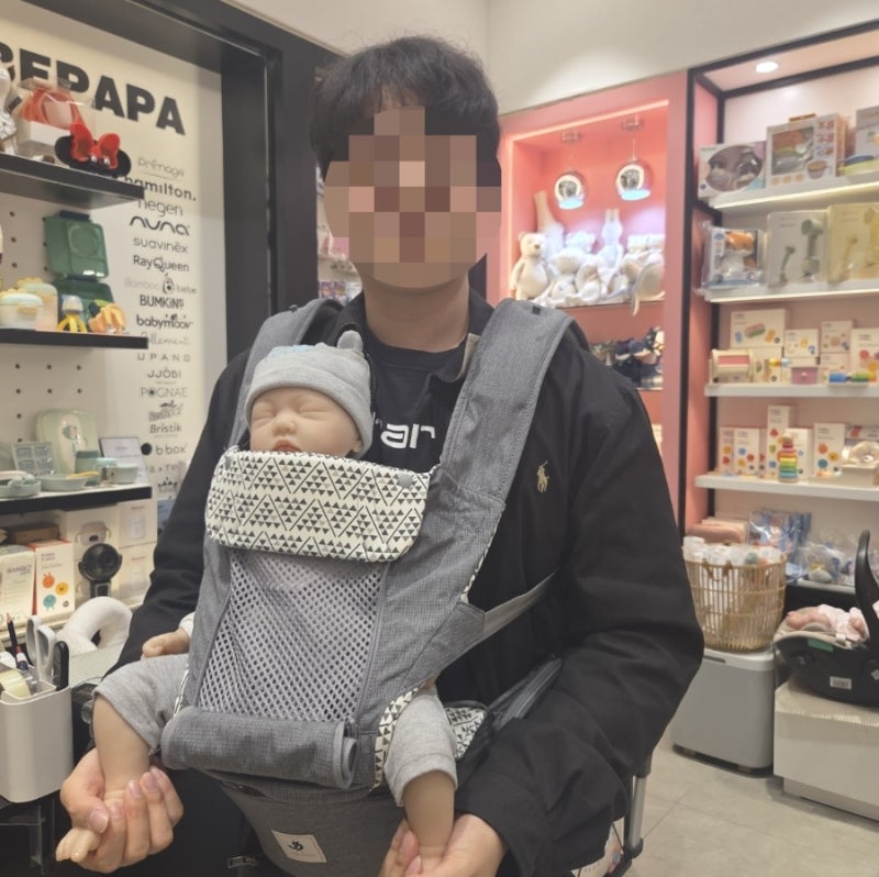 포그내 맥스 올인원 4 in 1 신생아 아기띠 구매 후기 가격 [대전신세계 바베파파]
