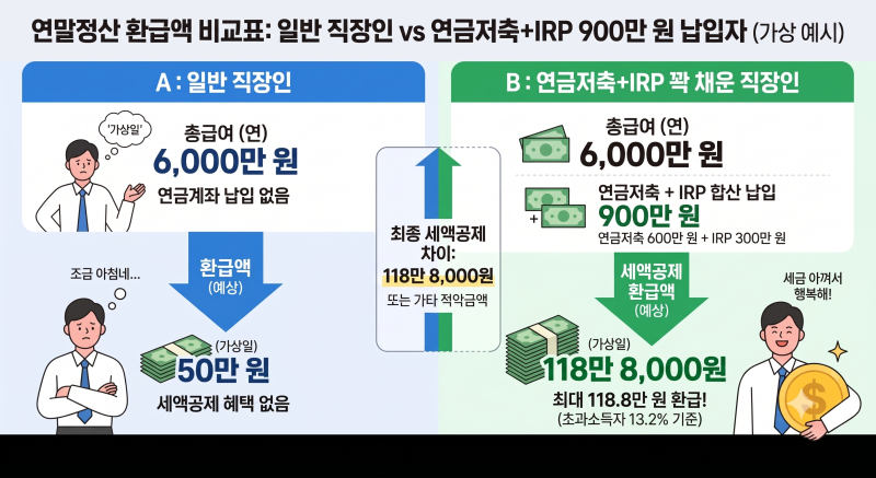 13월의 월급 토해낸다고? 3040 직장인 필수 IRP 계좌로 세액공제 148만 원 챙기는 법