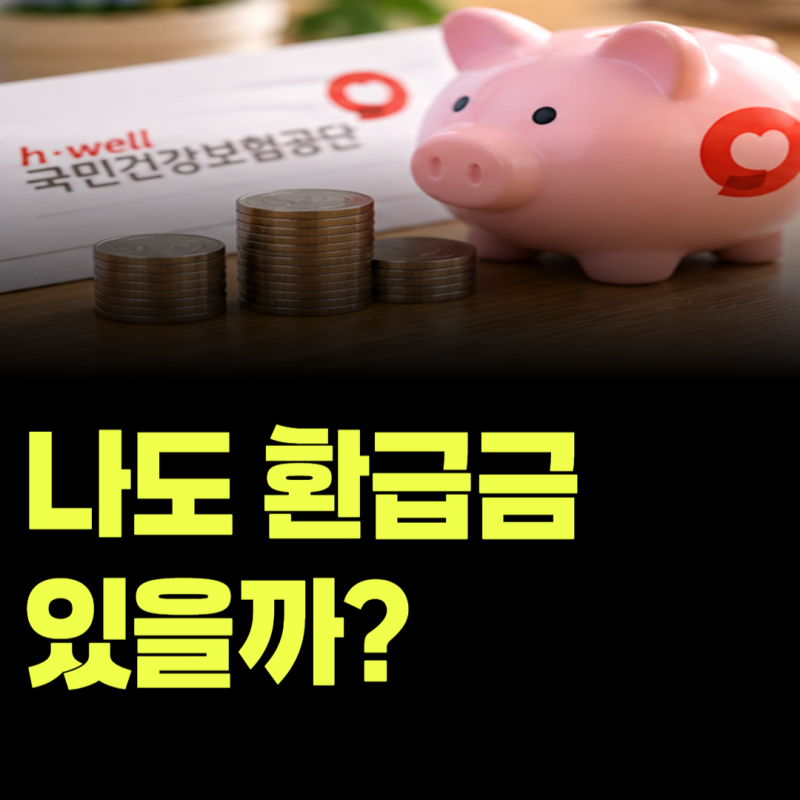 건강보험 환급금 조회, 국민건강보험공단에서 확인하는 방법