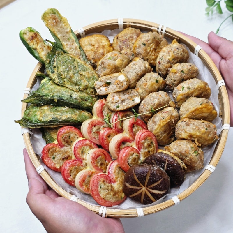 추석 모둠전 만들기 동그랑땡 깻잎전까지 다섯 가지 명절전요리