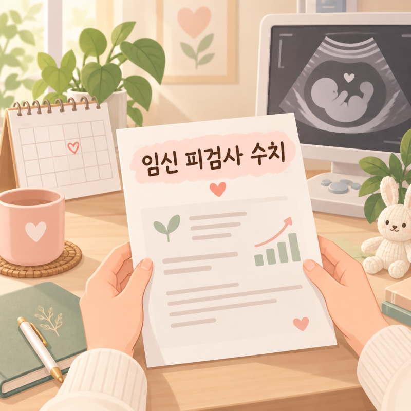 임신 피검사 수치, hCG 결과와 재검 시기 알아보기