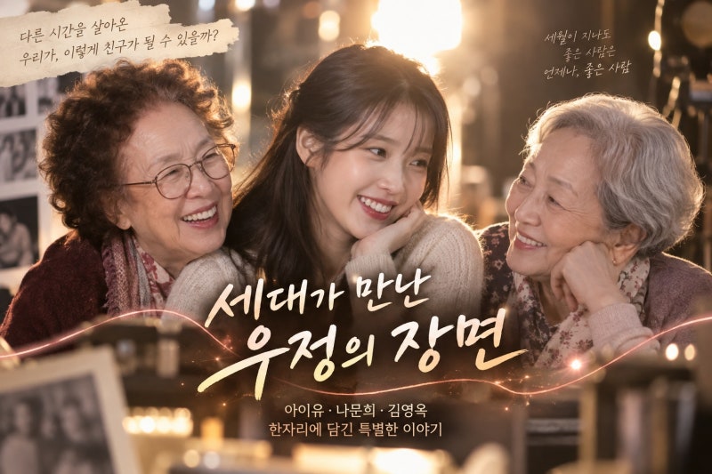IU, Na Moon-hee, Kim Young-ok All Together, Why Is It Special? A Music Video Read Through Friendship