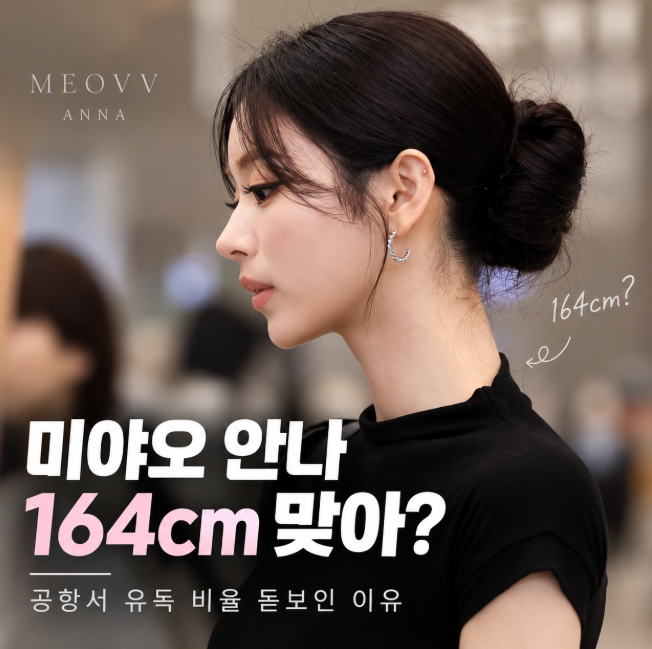 미야오 안나 164cm 맞아? 공항서 유독 시선 강탈한 이유 (+프로필 포함)