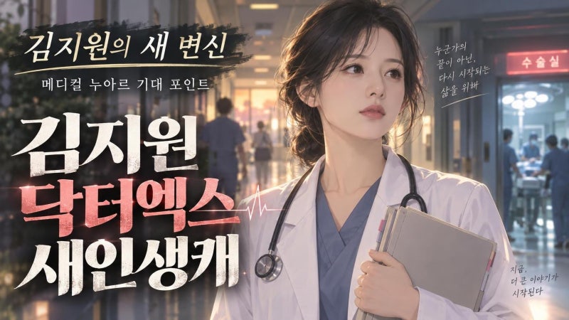 김지원 닥터X 하얀 마피아의 시대, 한국형 메디컬 누아르가 기대되는 이유
