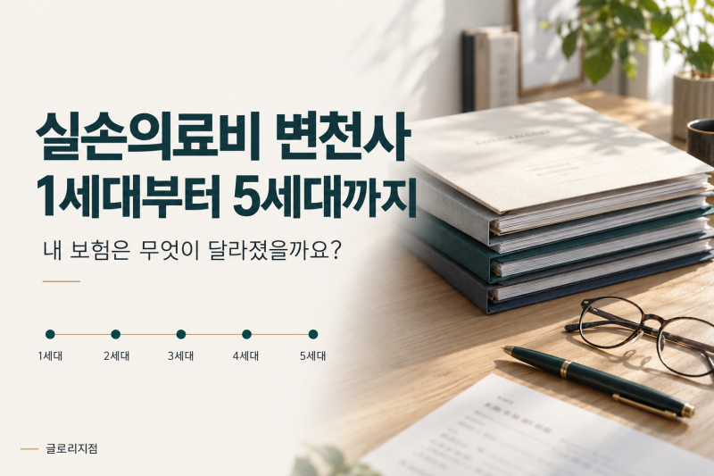 실손의료비 변천사｜1세대부터 5세대까지, 무엇이 달라졌을까요?