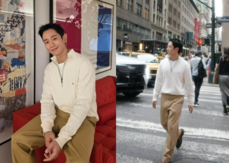 Jung Hae-in's Dazzling Visuals Even in New York: Recent Photos Look Like a Photoshoot