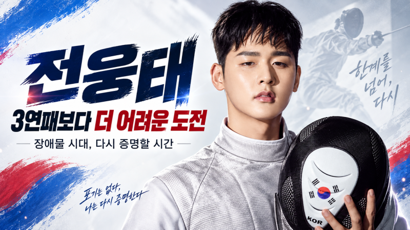 전웅태 근대5종｜아시안게임 3연패 도전, 그런데 이번엔 완전히 다른 경기다.