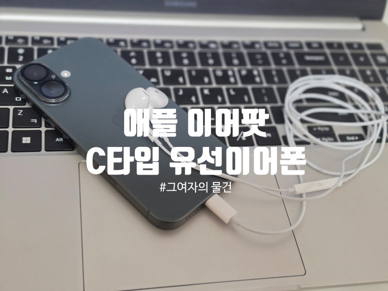애플 이어팟 C타입 유선이어폰, 배터리가 신경쓰인다면