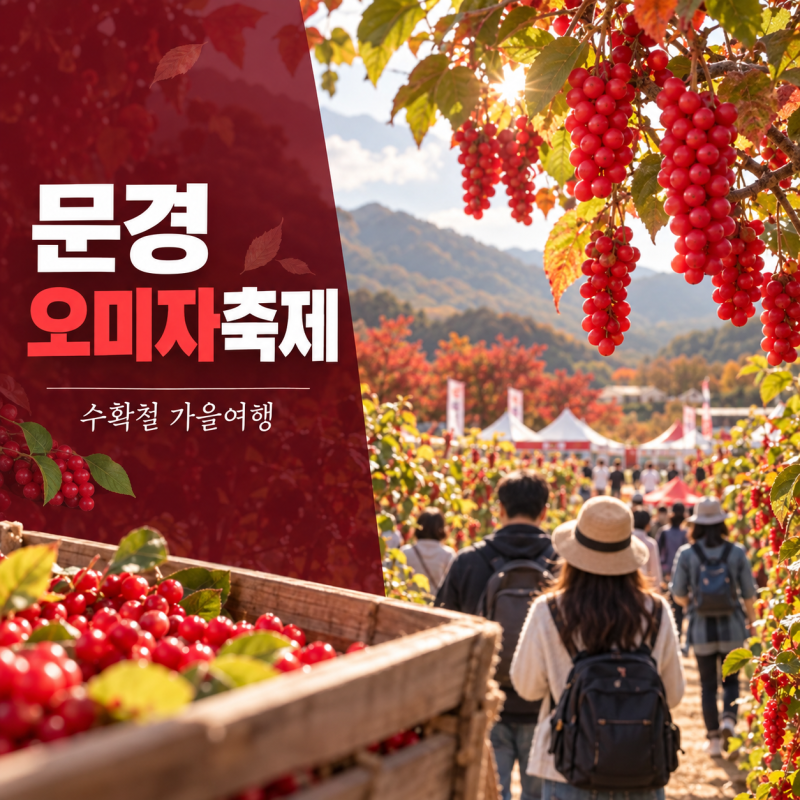제22회 문경오미자축제, 오미자 수확철에 즐기는 문경 가을축제